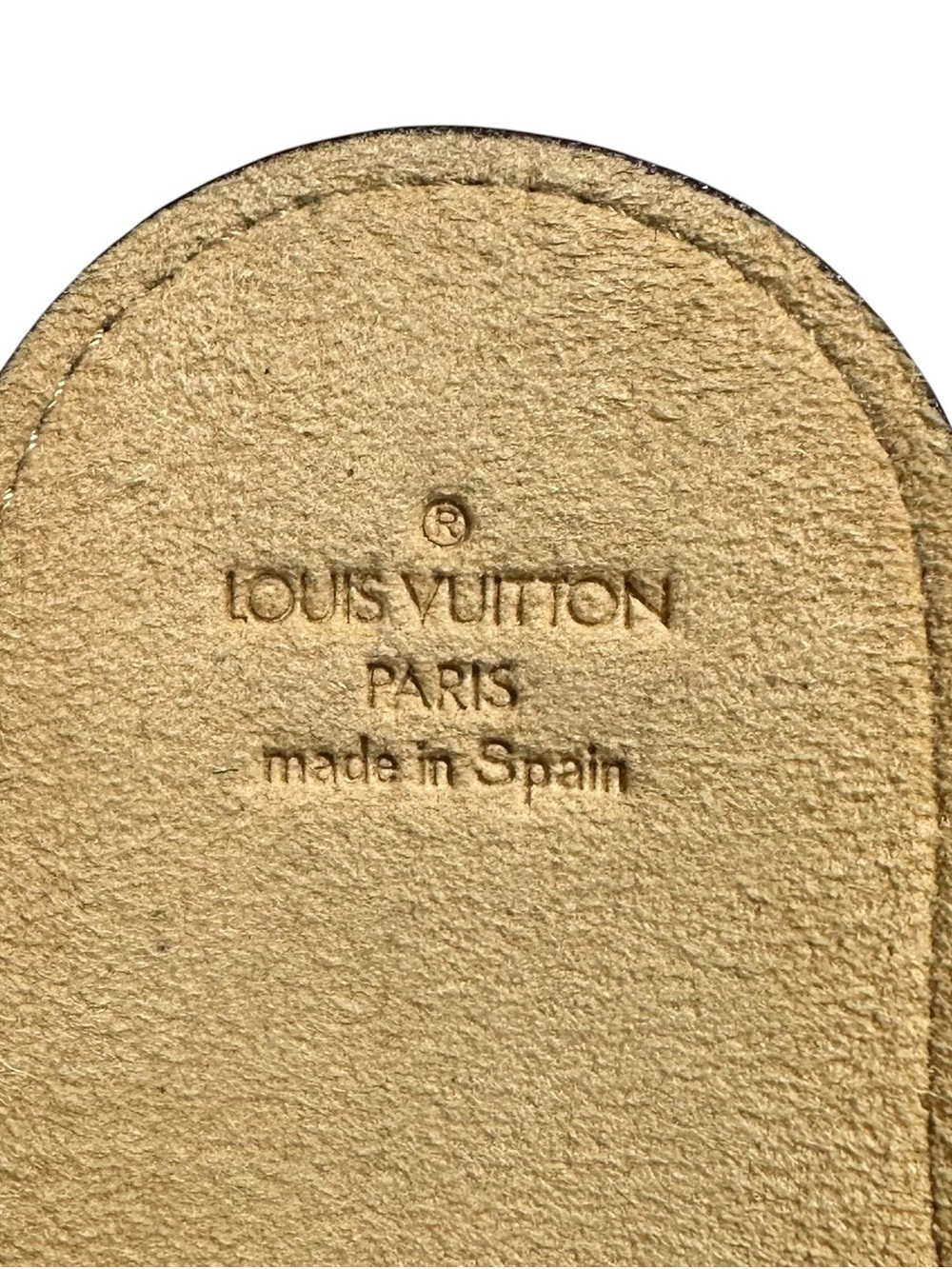 Louis Vuitton 1995 Monogram Leather & Tan Suede Eyeglasses Sunglasses Case - Picture 2 of 11